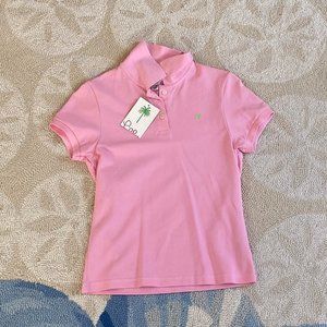 Lily Pulitzer KIDS / BABY Pink Island Polo TAGS S